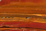 Polished Desert Sunset Banded Iron Section - Western Australia #133019-2